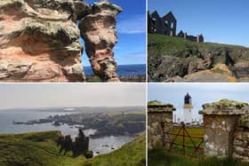Some of the amazing views you can see on Scotland's coast.