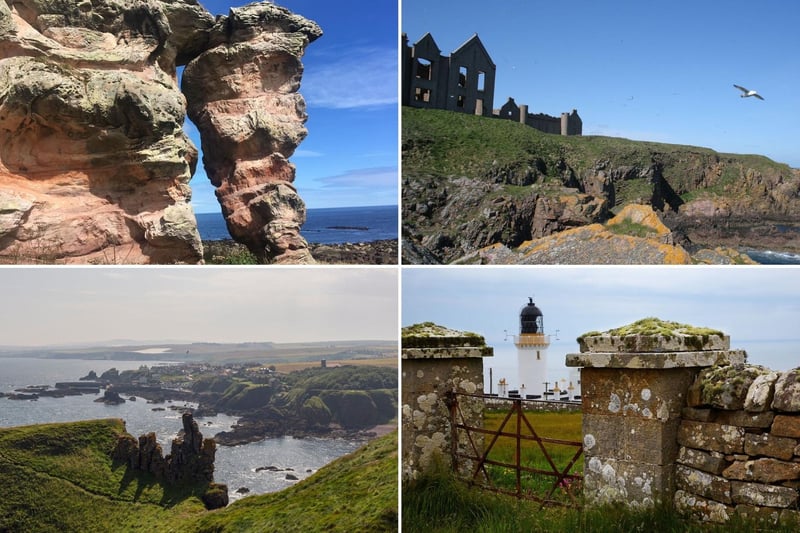 Some of the amazing views you can see on Scotland's coast.