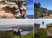 Some of the amazing views you can see on Scotland's coast.