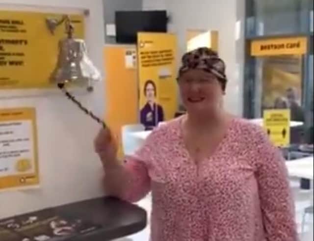 SNP MSP Christina McKelvie has thanked the NHS as she revealed she has completed treatment for breast cancer