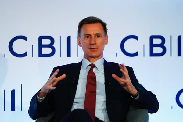 Chancellor of the Exchequer Jeremy Hunt will announce tax cuts for businesses on Wednesday.