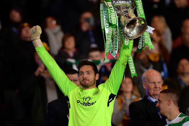 A Gordon save against Motherwell was crucial to Celtic winning the 2017 League Cup. Now he wants to lift the Scottish Cup again with Hearts