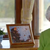 The Queen delivered her message via a remote link