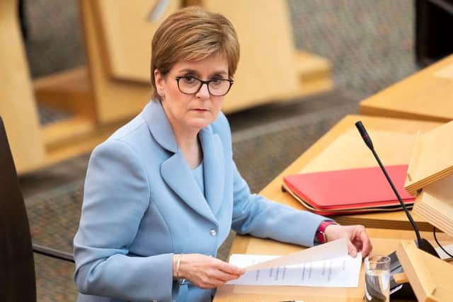 The First Minister has urged Scots to tune-in to the lunchtime briefing.
