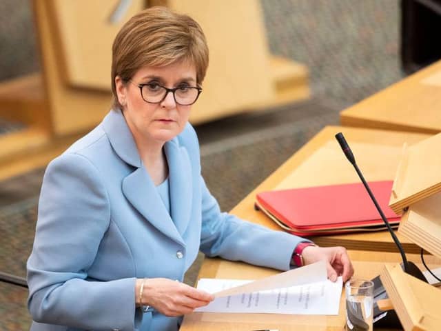 The First Minister has urged Scots to tune-in to the lunchtime briefing.
