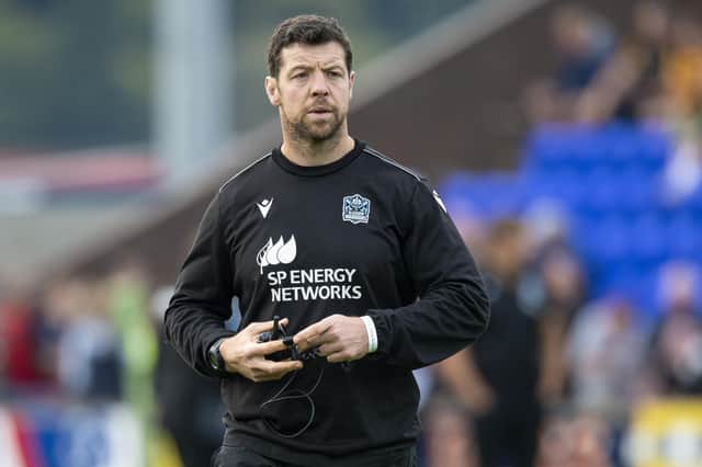 Glasgow Warriors coach Al Dickinson has called for a step up in performance for the 1872 Cup second leg at Murrayfield. (Photo by Ross MacDonald / SNS Group)