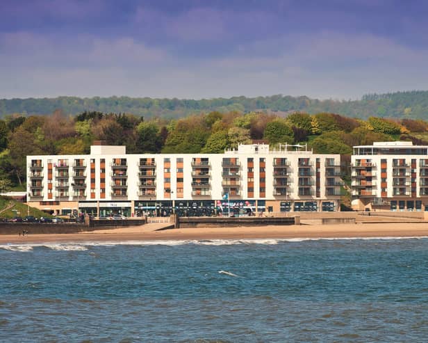 The Sands is perched on the edge of the town's beautiful North Bay. Image: The Sands