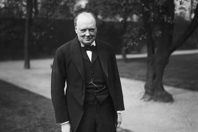 Sir Winston Churchill (1874-1965), in the garden of No 10 Downing Street. Picture: Fox Photos/Getty Images
