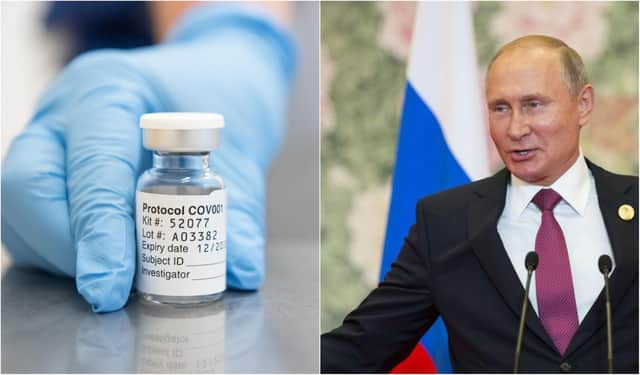 A minister has refused to confirm whether Russian spies “stole” the British-made Covid-19 vaccine to create its own jab.