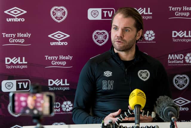 Hearts manager Robbie Neilson is hoping for an upturn in recent fortunes.