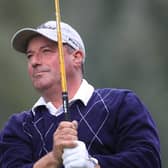 Bill McColl pictured playing in The PGA Seniors Championship at Slaley Hall in  2008. Pictured: Phil Inglis/Getty Images.