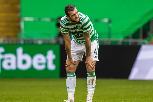 Celtic defender Shane Duffy during the match at Celtic Park. Picture: SNS