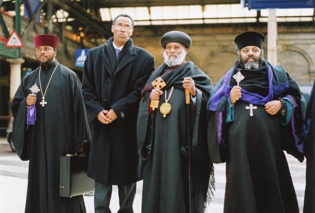 The Ethiopian delegation at Waverley Station in 2002