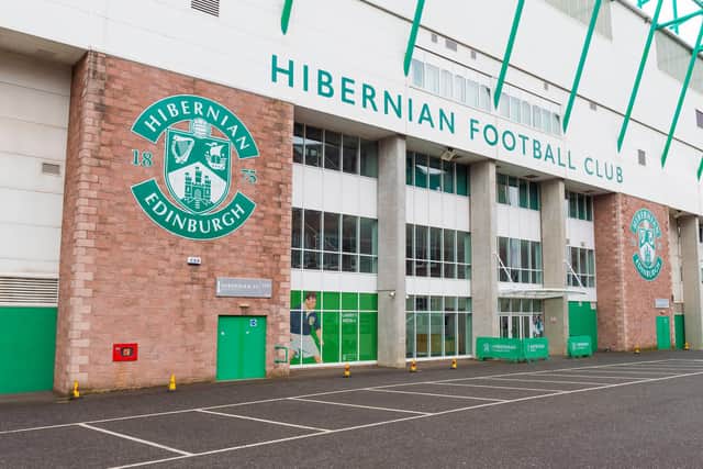 Easter Road Stadium during the ongoing coronavirus pandemic. (Mark Scates / SNS Group)