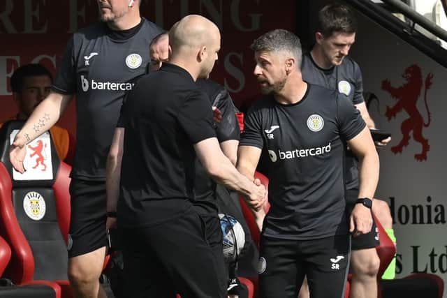 St Mirren manager Stephen Robinson and Hearts boss Steven Naismith both live in Stewarton.