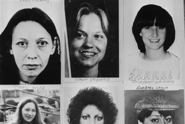 Yorkshire Ripper Peter Sutcliffe dies aged 74 announced on November 13,2020. September 1979:  Six of the young women murdered by Peter Sutcliffe, known as the Yorkshire Ripper.  Top left to right; Vera Millward, Jayne MacDonald, Josephine Whittaker and bottom left to right; Jean Royle, Helga Rytka and Barbara Leach.