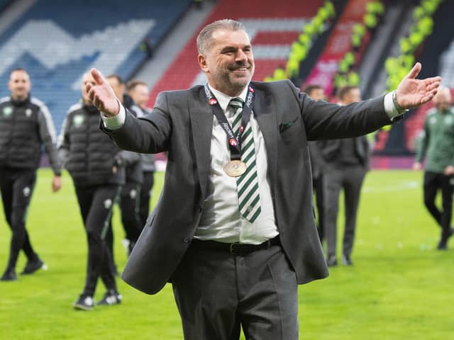 Celtic manager Ange Postecoglou has been compared to Manchester United's Erik ten Hag.  (Photo by Paul Devlin / SNS Group)