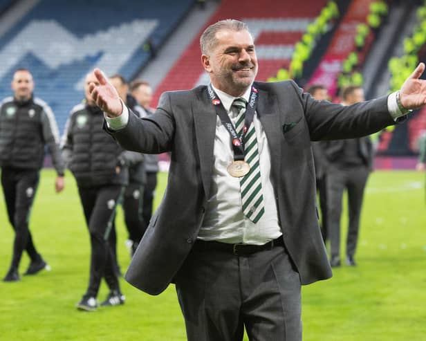 Celtic manager Ange Postecoglou has been compared to Manchester United's Erik ten Hag.  (Photo by Paul Devlin / SNS Group)