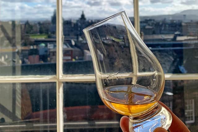The Scotch Whisky Experience snapped this view of Edinburgh.
