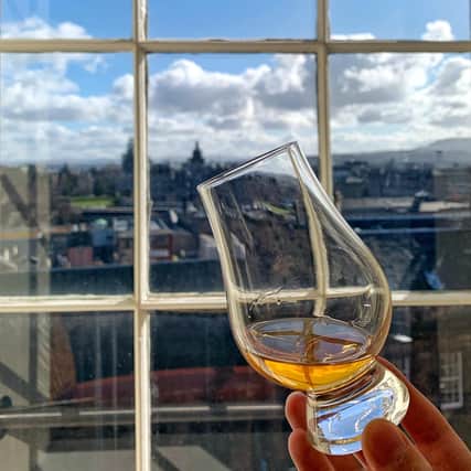 The Scotch Whisky Experience snapped this view of Edinburgh.