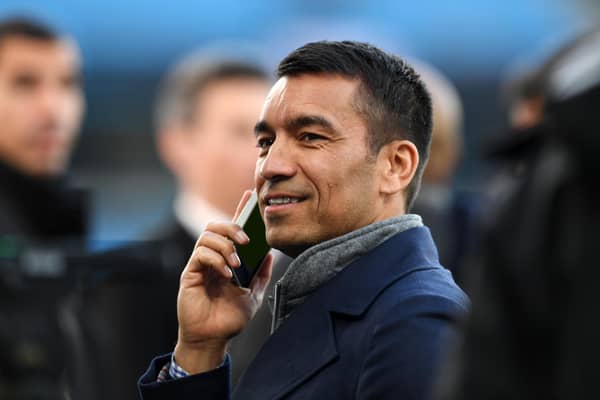 Former Rangers manager Giovanni van Bronckhorst has been linked with a return to Feyenoord. (Photo by David Price/Arsenal FC via Getty Images)