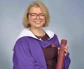 Jen Hardy was awarded an honorary doctorate by Heriot-Watt University