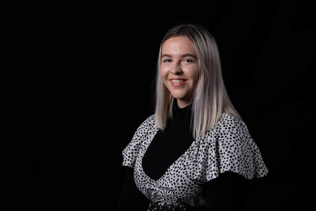 Ellie Beaton, BBC Young Traditional Music Semi Finalist, performed at the Scots Language Awards in Dundee. (Picture credit: Martin Shields)