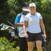 Michele Thomson was happy with her week's work in the Magical Kenya Ladies Open at Vipingo Ridge. Picture: Tristan Jones