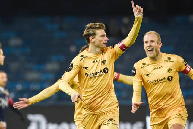 Bodo/Glimt's Danish forward Kasper Junker moved on to the J-League (Photo by FREDRIK VARFJELL/NTB/AFP via Getty Images)