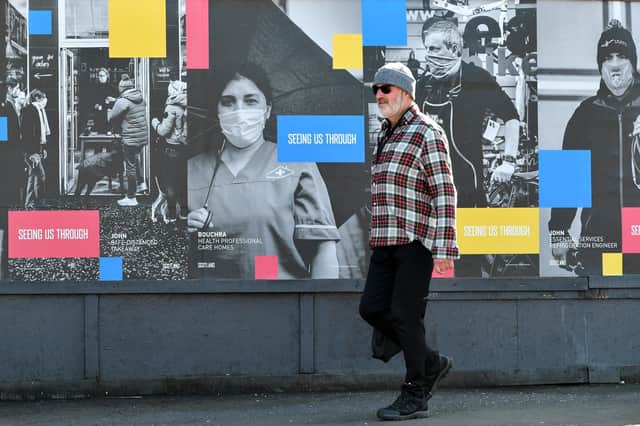 John Devlin: New covid poster in Glasgow