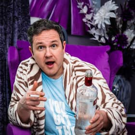 Alan Bissett in Moira in Lockdown. PIC: Contributed