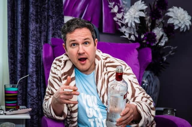 Alan Bissett in Moira in Lockdown. PIC: Contributed