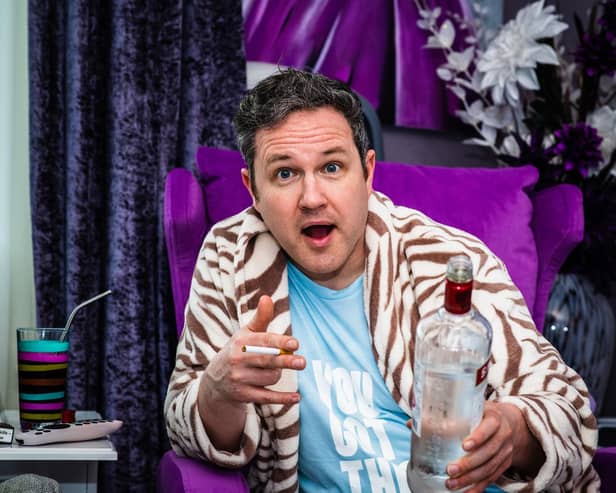 Alan Bissett in Moira in Lockdown. PIC: Contributed