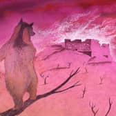 Director Iain Gardner's concept artwork of animated film A Bear Named Wojtek.