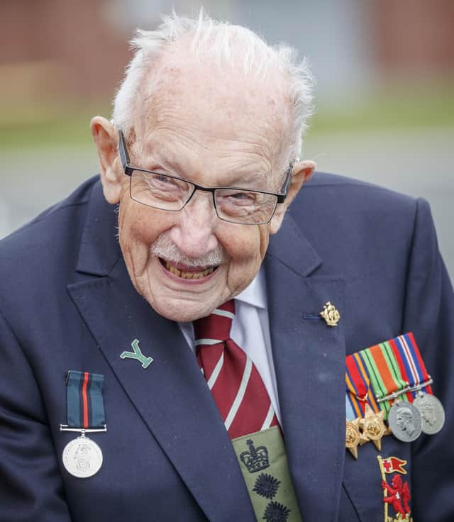 Captain Sir Tom Moore died at the age of 100.