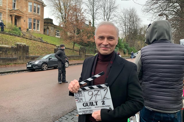 Guilt series 2 filming in Glasgow
Max (MARK BONNAR)