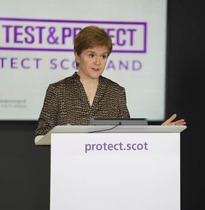 Nicola Sturgeon has said the impact of restrictions put in place last week should show in reduced case figures in a month.