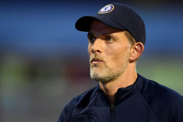 Thomas Tuchel during what proved to be his final match in charge of Chelsea - the 1-0 defeat to Dinamo Zagreb in Croatia. (Photo by Jurij Kodrun/Getty Images)