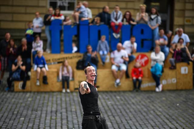 The Edinburgh Festival Fringe will mark its 75th anniversary this summer. 
Picture: Jeff J Mitchell/Getty Images