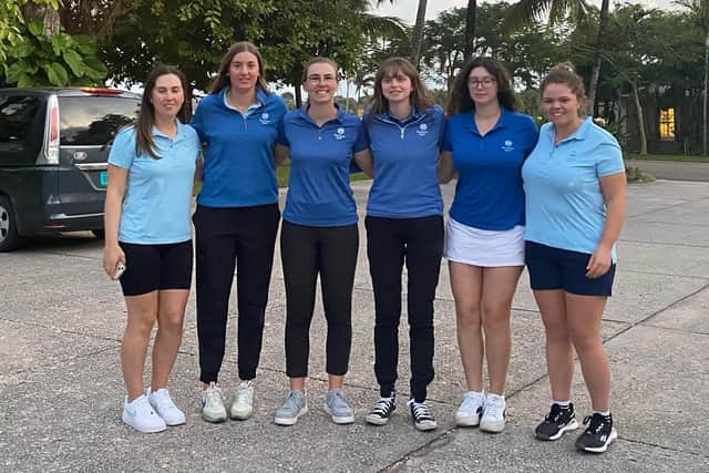The group of Scottish players currenly in the Bahamas thanks to the Sean Connery Foundation. Picture: Kathryn Imrie/Scottish Golf.