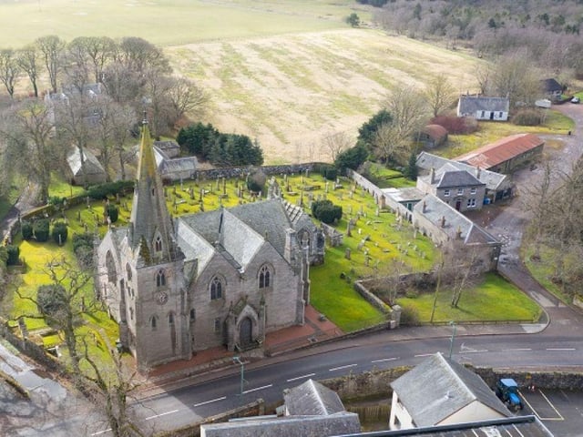 Majestic B Listed former church building of solid stone construction, surrounded by picturesque countryside in the peaceful village of Carnwath in Lanarkshire. Offers around £80,000 - UNDER OFFER.