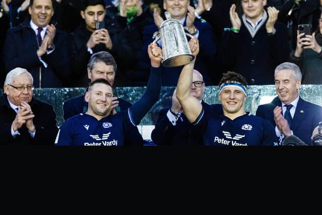The Calcutta Cup remains in Scotland hands after triumph over England.