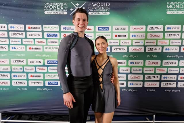 Anastasia Vaipan-Law and Luke Digby, from Dundee, qualified for the free skate.