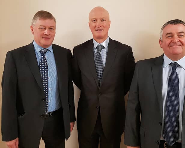 From left: directors David Bibby, Martin Bell and Mark Drysdale. Picture: contributed.