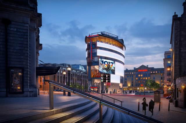 The new £50 Filmhouse would be built on Festival Square, between the Usher Hall and the Sheraton Grand Hotel, if it approved by councillors.