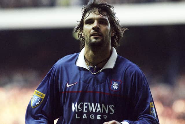 Marco Negri scored 23 goals in his opening 10 league games for Rangers.