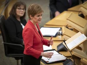 First Minister Nicola Sturgeon.
