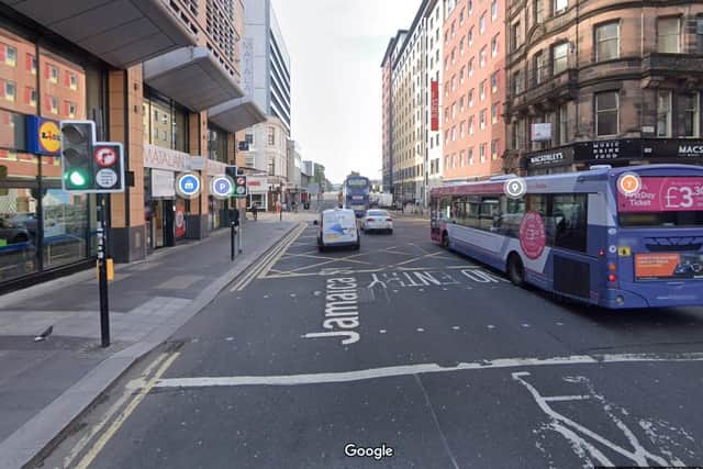 Jamaica Street in Glasgow, where the incident took place. Picture: Google Maps
