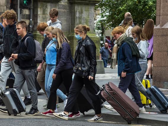 Scotland's cities will appeal to those looking for a staycation in 2021. Picture: Lisa Ferguson.