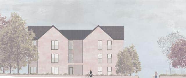 Artists impressions of the new development in Cardonald